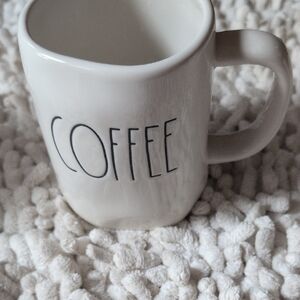 Rae Dunn White Coffee Mug